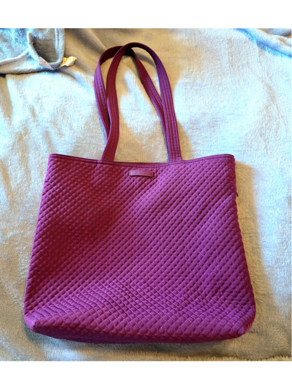 Women's Vera Bradley Tote Bag Quilted Purple